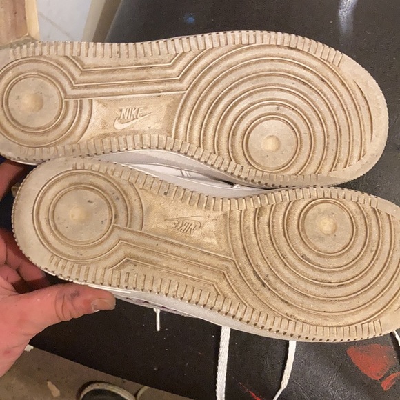 Nike Air Force 1s. Rainbow drips Size 10.5 - Picture 6 of 7